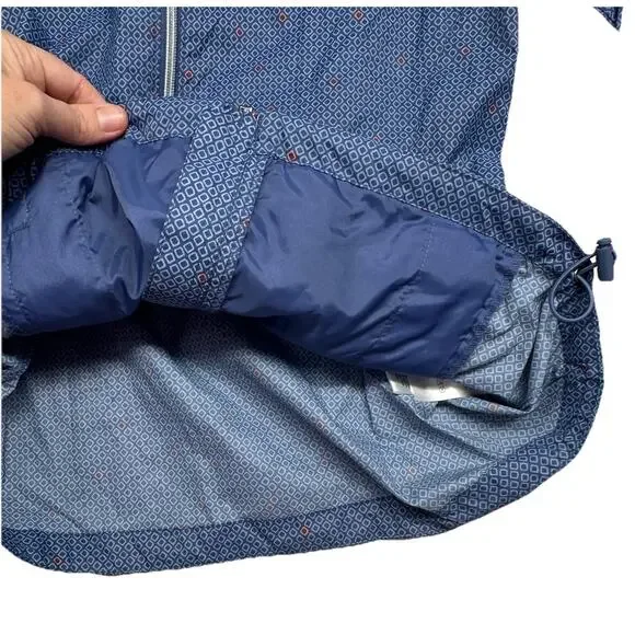 Columbia Sportswear Womens Running Jacket Size S Blue Full Zip Tuck Away Hood - Picture 9 of 12